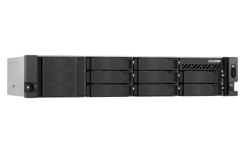 Qnap TS-855eU-8G, 2U, 8 x 2.5"/3.5" SATA, Intel Atom C5125 8C/8T, 8 GB SODIMM DDR4 (max. 64GB ), 2 x 2.5GbE, Single PSU Qnap TS-855eU-8G, 2U, 8 x 2.5"/3.5" SATA, Intel Atom C5125 8C/8T, 8 GB SODIMM DDR4 (max. 64GB ), 2 x 2.5GbE, Single PSU