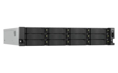 Qnap TS-h1277AXU-RP-R5-16G, 2U, 12 x 3.5" SATA, AMD Ryzen Pro 7645 6/12, 16 GB UDIMM DDR5 non-ECC (max. 128GB ), 2 x 2.5 GbE + 2 Qnap TS-h1277AXU-RP-R5-16G, 2U, 12 x 3.5" SATA, AMD Ryzen Pro 7645 6/12, 16 GB UDIMM DDR5 non-ECC (max. 128GB ), 2 x 2.5 GbE + 2