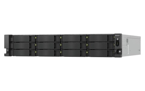 Qnap TS-h1277AXU-RP-R5-16G, 2U, 12 x 3.5" SATA, AMD Ryzen Pro 7645 6/12, 16 GB UDIMM DDR5 non-ECC (max. 128GB ), 2 x 2.5 GbE + 2 Qnap TS-h1277AXU-RP-R5-16G, 2U, 12 x 3.5" SATA, AMD Ryzen Pro 7645 6/12, 16 GB UDIMM DDR5 non-ECC (max. 128GB ), 2 x 2.5 GbE + 2