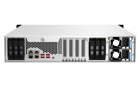 Qnap TS-h1887XU-RP-E2334-16G, 2U, 12 x 2.5"/3.5" + 6 x 2.5" SATA, Intel Xeon E-2334 4C/8T, 16GB UDIMM DDR4 ECC (Max. 128GB), 2 x Qnap TS-h1887XU-RP-E2334-16G, 2U, 12 x 2.5"/3.5" + 6 x 2.5" SATA, Intel Xeon E-2334 4C/8T, 16GB UDIMM DDR4 ECC (Max. 128GB), 2 x