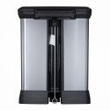 CURVER KOSZ NA ŚMIECI Z PEDAŁEM DECO BIN 10+18L /IML METALIZOWANY