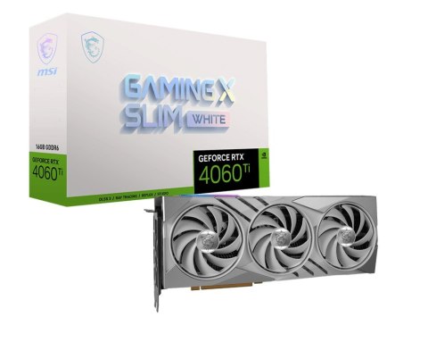 Karta graf. MSI GeF RTX 4060 Ti GAMING X SLIM W 16G Karta graf. MSI GeF RTX 4060 Ti GAMING X SLIM W 16G