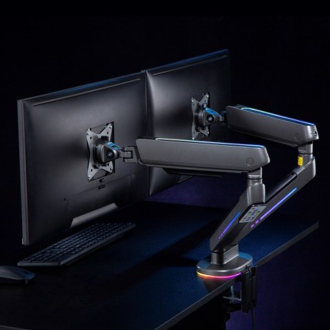 NANO RS UCHWYT GAMINGOWY NA DWA MONITORY LED RS166 NANO RS UCHWYT GAMINGOWY NA DWA MONITORY LED RS166