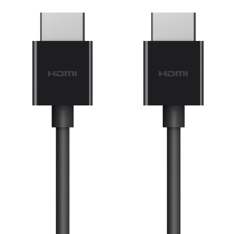 BELKIN HDMI CABLE ULTRA HD 4K/8K 2.1 2M CZARNY BELKIN HDMI CABLE ULTRA HD 4K/8K 2.1 2M CZARNY