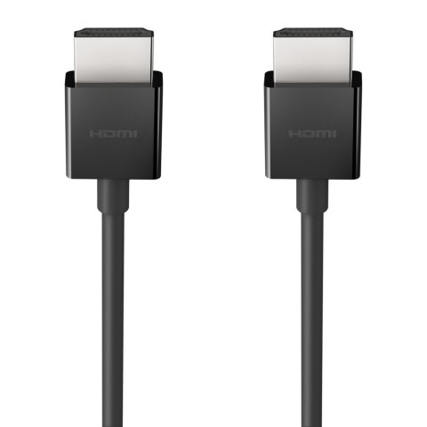 BELKIN HDMI CABLE ULTRA HD 4K/8K 2.1 2M CZARNY BELKIN HDMI CABLE ULTRA HD 4K/8K 2.1 2M CZARNY