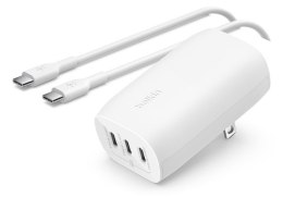 BELKIN ŁADOWARKA KĄTOWA 3X USB-C PPS 67W, KABEL USB-C