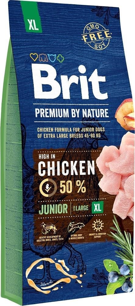 BRIT PREMIUM BY NATURE Junior XL- sucha karma dla szczeniąt ras dużych - 15 kg BRIT PREMIUM BY NATURE Junior XL- sucha karma dla szczeniąt ras dużych - 15 kg