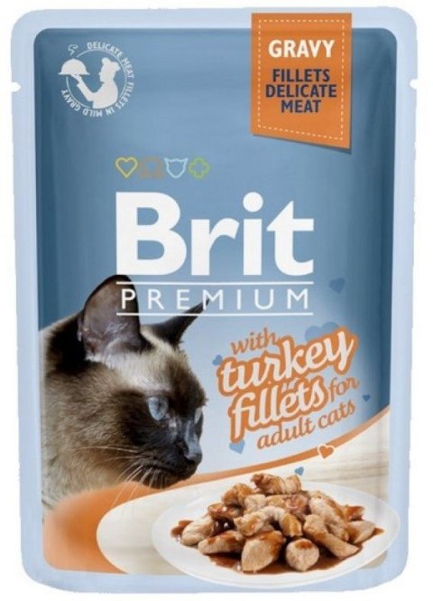 BRIT Premium with Turkey Fillets - mokra karma dla kota - 85 g BRIT Premium with Turkey Fillets - mokra karma dla kota - 85 g