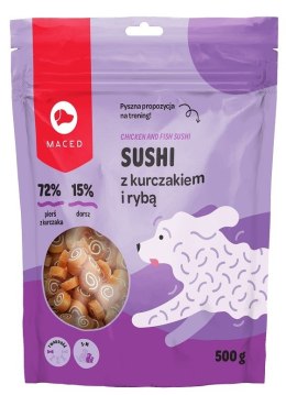 MACED Sushi Kurczak z rybą - przysmak dla psa - 500g