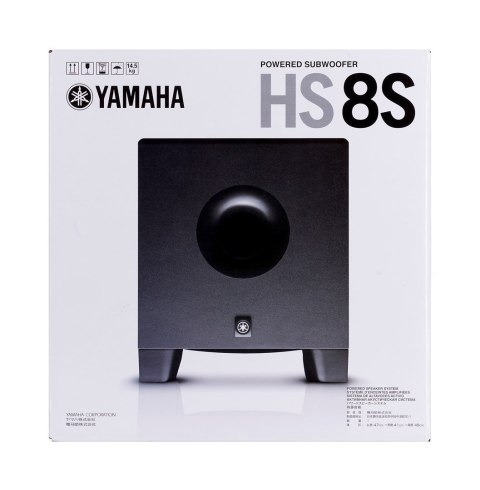 Yamaha HS8S - Aktywny 8-calowy subwoofer z systemem Bass Reflex Yamaha HS8S - Aktywny 8-calowy subwoofer z systemem Bass Reflex