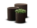 Doniczka KETER Cylinder Planters 220455 (430mm x 430mm x 430 mm; kolor brązowy)