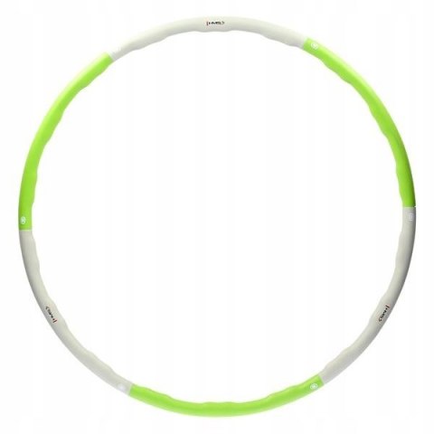 Hula Hop HMS HHP003 1,5 kg 100cm zielono-szary Hula Hop HMS HHP003 1,5 kg 100cm zielono-szary