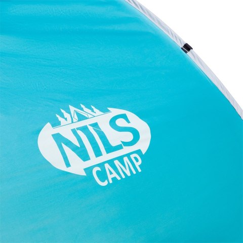 Namiot plażowy samorozkładający NILS CAMP NC3174 turkusowo-szary Namiot plażowy samorozkładający NILS CAMP NC3174 turkusowo-szary