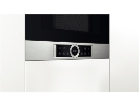 Kuchenka mikrofalowa BOSCH BFL634GS1 (900W; 21l; kolor inox) (WYPRZEDAŻ) Kuchenka mikrofalowa BOSCH BFL634GS1 (900W; 21l; kolor inox) (WYPRZEDAŻ)