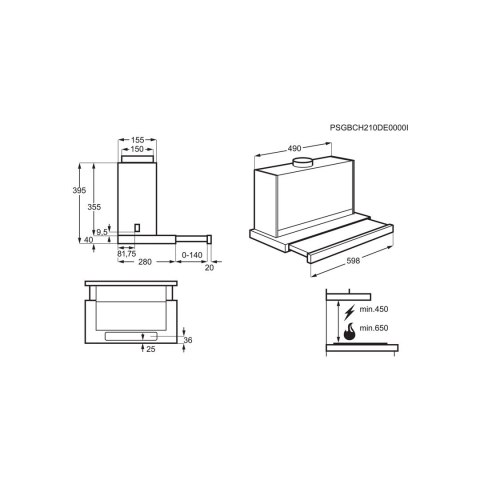Okap ELECTROLUX LFP616X Okap ELECTROLUX LFP616X