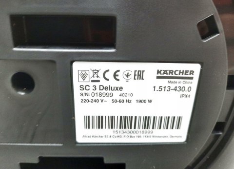 Parownica KARCHER SC 3 Deluxe EasyFix Parownica KARCHER SC 3 Deluxe EasyFix