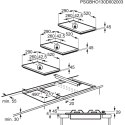 Płyta gazowa dwupolowa ELECTROLUX EGC3322NVK