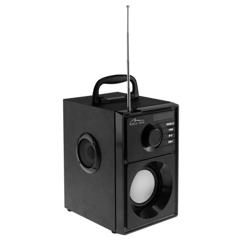 MEDIA-TECH GŁOŚNIK BEZPRZEWODOWY BOOMBOX SILVER 15W MRS MT3179 MEDIA-TECH GŁOŚNIK BEZPRZEWODOWY BOOMBOX SILVER 15W MRS MT3179