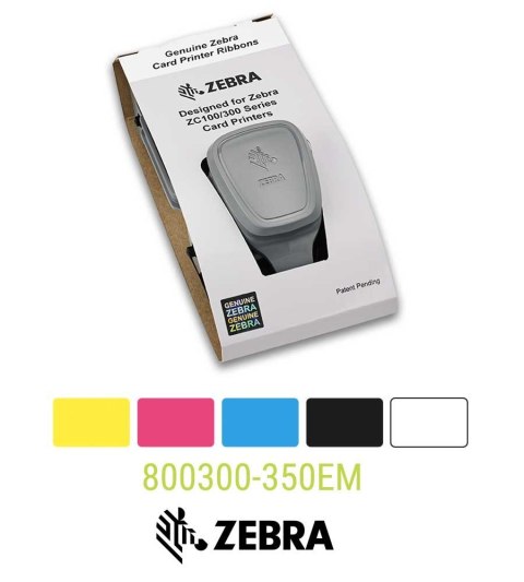 Zestaw taśm YMCKO na 800 wydruków do ZC100/ZC300 Zestaw taśm YMCKO na 800 wydruków do ZC100/ZC300