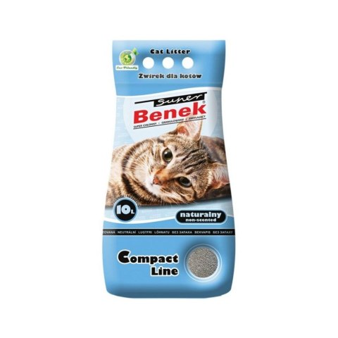 CERTECH Super Benek Compact Naturalny - żwirek dla kota zbrylający 10l (WYPRZEDAŻ) CERTECH Super Benek Compact Naturalny - żwirek dla kota zbrylający 10l (WYPRZEDAŻ)