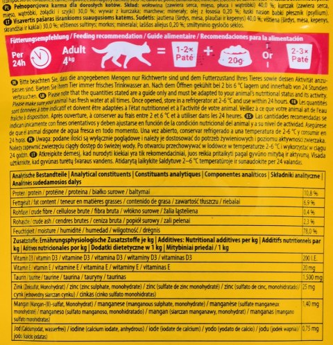 JOSERA Pate gulasz kurczak z wołowiną - mokra karma dla kota - 85 g JOSERA Pate gulasz kurczak z wołowiną - mokra karma dla kota - 85 g