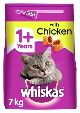 Karma Whiskas Adult z kurczakiem i warzywami 7kg