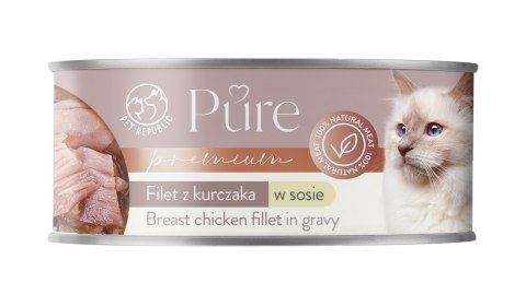 PETrepublic PURE dla kota kurczak 80 g PETrepublic PURE dla kota kurczak 80 g