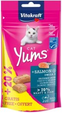 VITAKRAFT Yums łosoś - przysmak dla kota - 48g