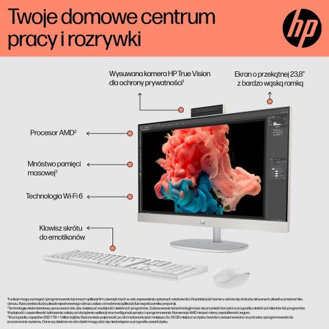 HP AIO 24-cr0005nw Ryzen 5 7520U 23.8"FHD AG IPS 8GB_DDR5 SSD512 Radeon 610M Win11 2Y Shell White HP AIO 24-cr0005nw Ryzen 5 7520U 23.8"FHD AG IPS 8GB_DDR5 SSD512 Radeon 610M Win11 2Y Shell White