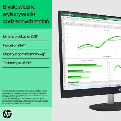 HP AIO 24-cr0011nw i5-1335U 23.8"FHD AG IPS 16GB DDR4 3200 SSD512 Intel Iris Xe Graphics Win11 2Y Shell White HP AIO 24-cr0011nw i5-1335U 23.8"FHD AG IPS 16GB DDR4 3200 SSD512 Intel Iris Xe Graphics Win11 2Y Shell White