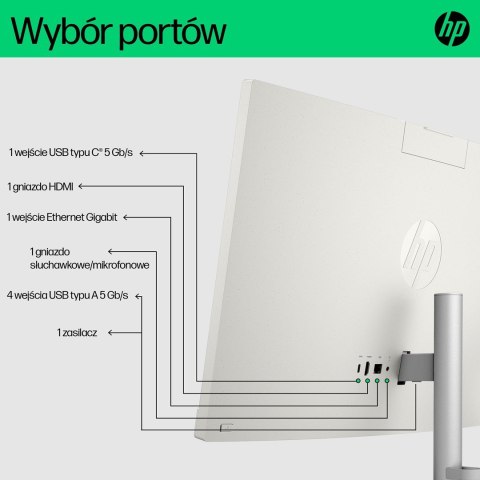 HP AIO 24-cr0011nw i5-1335U 23.8"FHD AG IPS 16GB DDR4 3200 SSD512 Intel Iris Xe Graphics Win11 2Y Shell White HP AIO 24-cr0011nw i5-1335U 23.8"FHD AG IPS 16GB DDR4 3200 SSD512 Intel Iris Xe Graphics Win11 2Y Shell White
