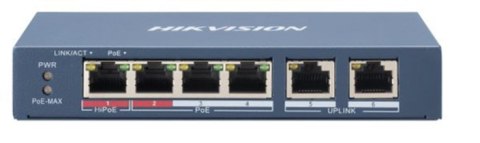 SWITCH POE HIKVISION DS-3E0106HP-E 6-PORTOWY SWITCH POE HIKVISION DS-3E0106HP-E 6-PORTOWY