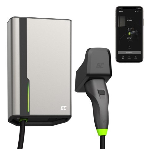 Green Cell GC HabuDen Wallbox 22 kW (7,5 m kabel): Green Cell GC HabuDen Wallbox 22 kW (7,5 m kabel):