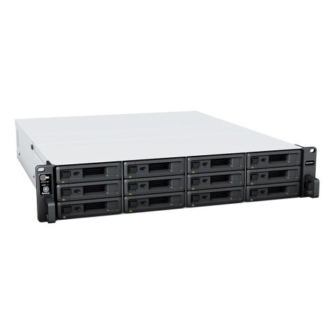 NAS Synology RS2423RP+; 2U RACK; 12x (3.5" SATA HDD/2.5" SATA HDD); AMD Ryzen V1780B; 8 GB DDR4 ECC UDIMM (max. 32GB), 2x 1GbE R NAS Synology RS2423RP+; 2U RACK; 12x (3.5" SATA HDD/2.5" SATA HDD); AMD Ryzen V1780B; 8 GB DDR4 ECC UDIMM (max. 32GB), 2x 1GbE R