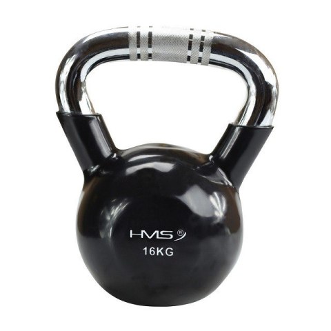 Kettlebell chromowany 16 kg czarny HMS KTC16 Kettlebell chromowany 16 kg czarny HMS KTC16