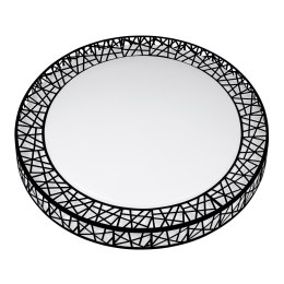 Nowoczesny plafon sufitowy LED Activejet DOLCE Czarny 24W
