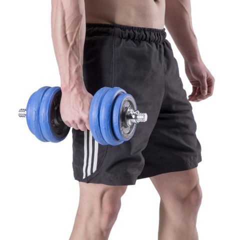 Zestaw ciężarów 2w1 HMS SGG30 BAR (sztanga i sztangielki) 30kg Zestaw ciężarów 2w1 HMS SGG30 BAR (sztanga i sztangielki) 30kg