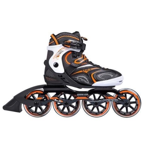 Łyżworolki NILS Extreme NA1060S czarno-pomarańczowe rozm. 45 Łyżworolki NILS Extreme NA1060S czarno-pomarańczowe rozm. 45