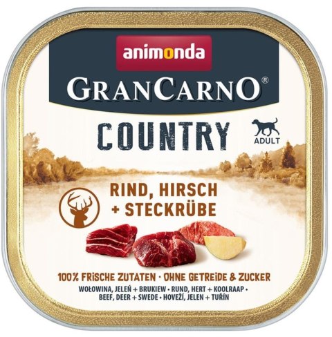 Animonda GranCarno Country wołowina,dziczyzna 150g Animonda GranCarno Country wołowina,dziczyzna 150g