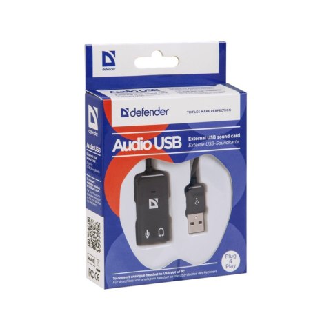DEFENDER KARTA DŹWIĘKOWA AUDIO USB 63002 DEFENDER KARTA DŹWIĘKOWA AUDIO USB 63002