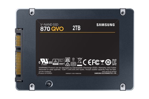 Dysk SSD Samsung 870 QVO 2TB (MZ-77Q2T0BW) (WYPRZEDAŻ) Dysk SSD Samsung 870 QVO 2TB (MZ-77Q2T0BW) (WYPRZEDAŻ)