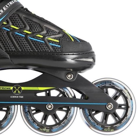 Łyżworolki NILS Extreme NA1128 czarno-limonkowe rozm. L (39-42) Łyżworolki NILS Extreme NA1128 czarno-limonkowe rozm. L (39-42)