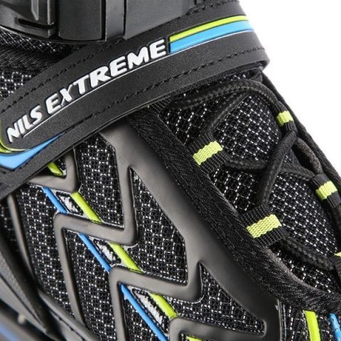 Łyżworolki NILS Extreme NA1128 czarno-limonkowe rozm. L (39-42) Łyżworolki NILS Extreme NA1128 czarno-limonkowe rozm. L (39-42)