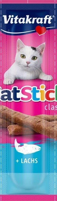 VITAKRAFT Cat Stikc Mini łosoś 1szt VITAKRAFT Cat Stikc Mini łosoś 1szt