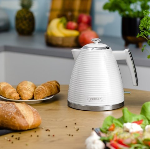 Czajnik 2200W 1,7 Biały * ZELMER ZCK7650 Czajnik 2200W 1,7 Biały * ZELMER ZCK7650