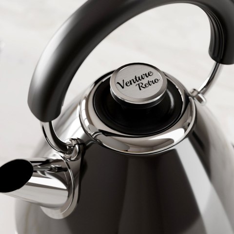 Czajnik Morphy Richards Venture Retro Pyramid czerń Czajnik Morphy Richards Venture Retro Pyramid czerń