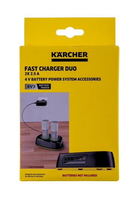 Szybka ładowarka KARCHER Duo BatteryPower 4V 2x2,5A 2.443-060.0 Szybka ładowarka KARCHER Duo BatteryPower 4V 2x2,5A 2.443-060.0