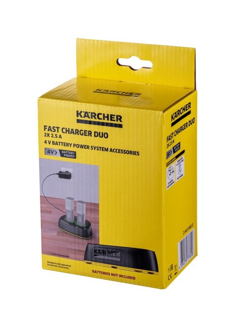 Szybka ładowarka KARCHER Duo BatteryPower 4V 2x2,5A 2.443-060.0 Szybka ładowarka KARCHER Duo BatteryPower 4V 2x2,5A 2.443-060.0