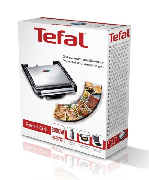 Grill Tefal GC241D38 ( stołowy-zamknięty ; 2000W ; kolor srebrny ) (WYPRZEDAŻ) Grill Tefal GC241D38 ( stołowy-zamknięty ; 2000W ; kolor srebrny ) (WYPRZEDAŻ)