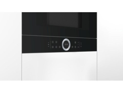 Kuchenka mikrofalowa BOSCH BFR634GB1 (900W; 21l; kolor czarny) (WYPRZEDAŻ) Kuchenka mikrofalowa BOSCH BFR634GB1 (900W; 21l; kolor czarny) (WYPRZEDAŻ)